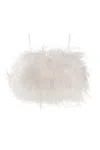 Philosophy Di Lorenzo Serafini Feather Detail Camisole In White