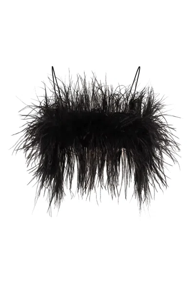 Philosophy Di Lorenzo Serafini Feather Detail Top In Black