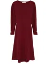 PHILOSOPHY DI LORENZO SERAFINI FINE-KNIT MIDI DRESS