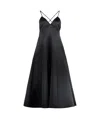 Philosophy Di Lorenzo Serafini Flared Midi Dress In Black