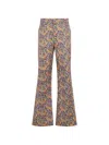 Philosophy Di Lorenzo Serafini Floral Flared Trousers In Multi