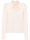 Philosophy Di Lorenzo Serafini Floral-lace Sheer Blouse In Pink