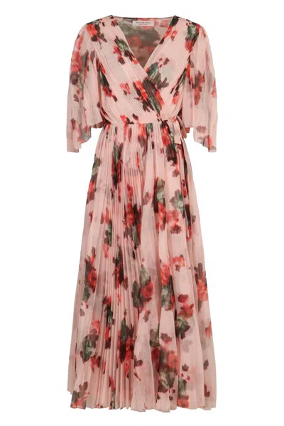 Philosophy Di Lorenzo Serafini Floral Long Dress In Multi