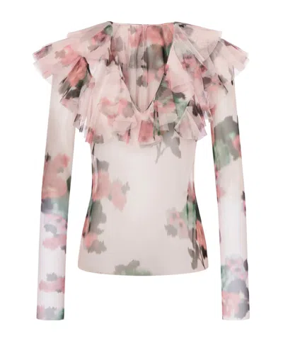 Philosophy Di Lorenzo Serafini Floral-print Blouse
