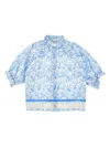 Philosophy Di Lorenzo Serafini Floral-print Blouse In Blue