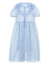 Philosophy Di Lorenzo Serafini Floral-print Dress In Blue