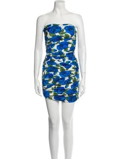 Pre-owned Philosophy Di Lorenzo Serafini Floral Print Mini Dress W/ Tags In Neutral