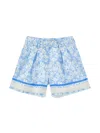 Philosophy Di Lorenzo Serafini Floral-print Shorts In Blue