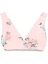 Philosophy Di Lorenzo Serafini Floral-print Top In Pink
