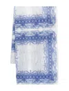 Philosophy Di Lorenzo Serafini Floral-print Tulle Scarf In Blau