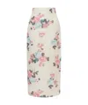 Philosophy Di Lorenzo Serafini Floral Printed High Waist Skirt In Multi
