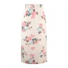 Philosophy Di Lorenzo Serafini Floral Taffeta Pencil Skirt In White