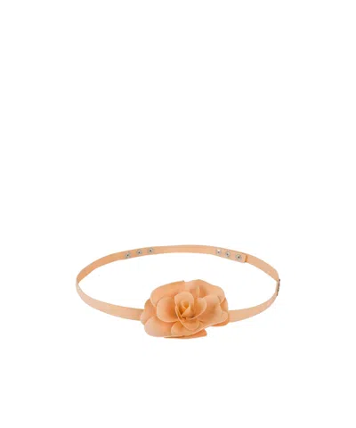 Philosophy Di Lorenzo Serafini Flower Belt In Nude