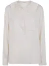 Philosophy Di Lorenzo Serafini Fluid Crepe Mini Shirt In White