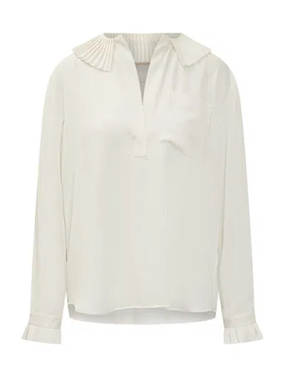 Philosophy Di Lorenzo Serafini Fluid Crepe Shirt In White