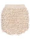 Philosophy Di Lorenzo Serafini Fringed Mini Skirt In White