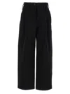 Philosophy Di Lorenzo Serafini Front Pleat Trousers In Soft Stretch Cotton In Black
