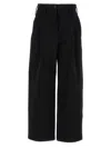 Philosophy Di Lorenzo Serafini Front Pleat Trousers In Soft Stretch Cotton In Black