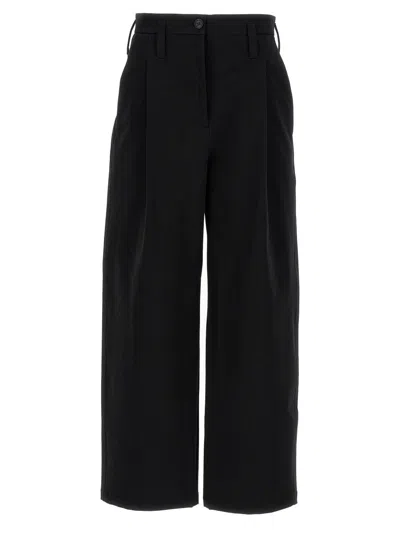 PHILOSOPHY DI LORENZO SERAFINI FRONT PLEAT TROUSERS IN SOFT STRETCH COTTON