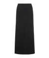 Philosophy Di Lorenzo Serafini Front-slit A-line Maxi Skirt In Black
