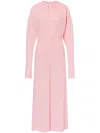 Philosophy Di Lorenzo Serafini Gathered Long-sleeve Dress In Pink