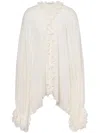 Philosophy Di Lorenzo Serafini Silk Blend Georgette Cape Shirt
