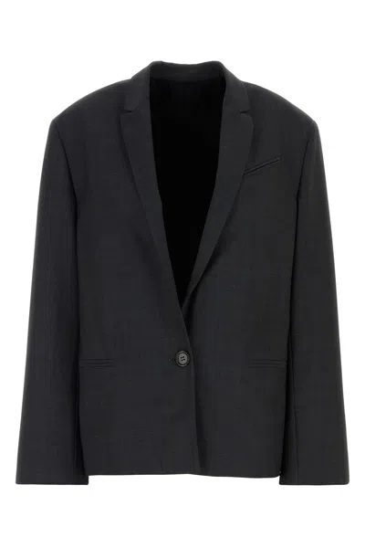 PHILOSOPHY DI LORENZO SERAFINI PHILOSOPHY DI LORENZO SERAFINI GRAPHITE STRETCH JERSEY BLAZER
