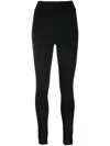 Philosophy Di Lorenzo Serafini Shiny Viscose Flared Pants In Black