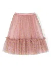 Philosophy Di Lorenzo Serafini Floral-print Tulle Skirt In Multicolor