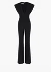 Philosophy Di Lorenzo Serafini Grain De Poudre Technical Flare Jumpsuit In Black In Black