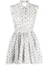 Philosophy Di Lorenzo Serafini Graphic-print Sleeveless Dress In White