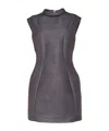 Philosophy Di Lorenzo Serafini Panelled Mini Dress In Gray