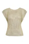 Philosophy Di Lorenzo Serafini Net Top With Jewel Applications In Green