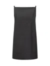 Philosophy Di Lorenzo Serafini Green Wool Dress In Grey