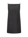 Philosophy Di Lorenzo Serafini Green Wool Dress In Grigio