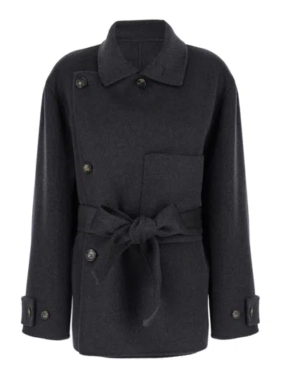 Philosophy Di Lorenzo Serafini Coats In Grey