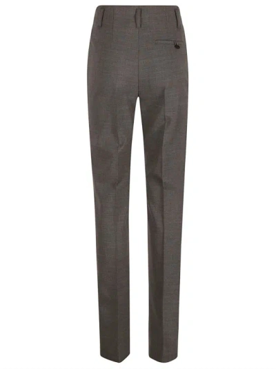 Philosophy Di Lorenzo Serafini Grey Tailored Cut Trousers