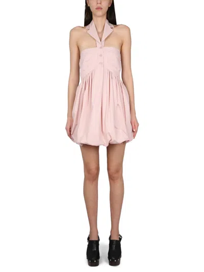 Philosophy Di Lorenzo Serafini Halterneck Mini Dress In Pink