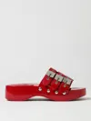 Philosophy Di Lorenzo Serafini X Scholl Patent Leather Sandal In Red