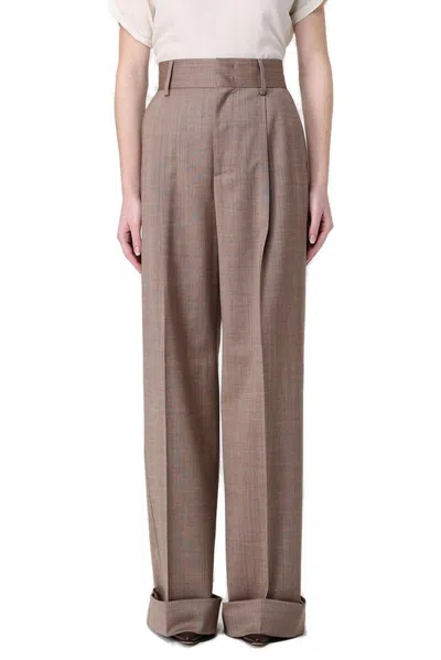 Philosophy Di Lorenzo Serafini Pants  Woman Color Beige In Brown