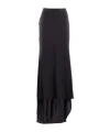 Philosophy Di Lorenzo Serafini High-low Hem Maxi Skirt In Black