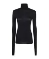 Philosophy Di Lorenzo Serafini Turtle Neck Light Jersey Sweater In Black