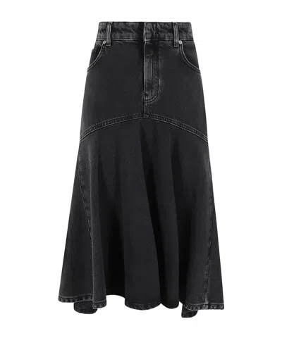 Philosophy Di Lorenzo Serafini High-rise Bleached Midi Skirt