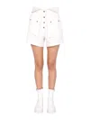 Philosophy Di Lorenzo Serafini High Waist Bermuda In White