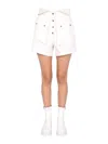 Shop Philosophy Di Lorenzo Serafini High Waist Bermuda In White