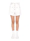 Philosophy Di Lorenzo Serafini High Waist Bermuda In White
