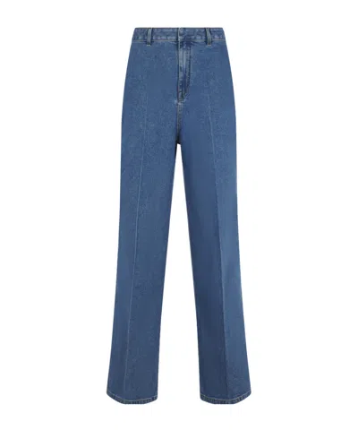 Philosophy Di Lorenzo Serafini High Waist Denim Trousers