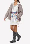 Philosophy Di Lorenzo Serafini Full-cut High-waist Shorts In White