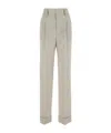 Philosophy Di Lorenzo Serafini Melange Sand Stretch Wool Blend Pant In Gray