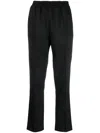 Philosophy Di Lorenzo Serafini High-waist Straight-leg Trousers In Black